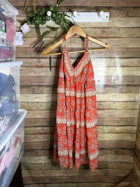 Floral Halter Dress Women’s Size XS